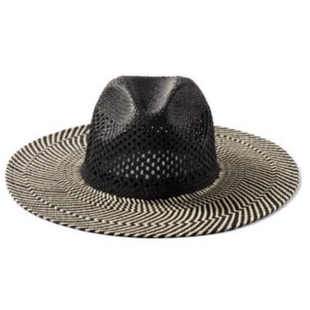 NWT Tabitha Brown x Target black and natural straw hat